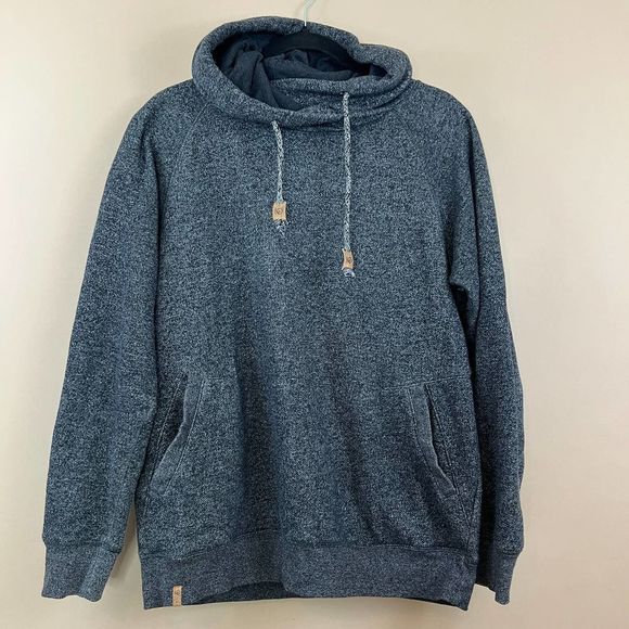 tentree Black Marled Burnie Hoodie | Women’s M | Cozy Eco-Friendly Pullover - Picture 1 of 8